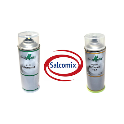Spray can acrylic lacquers Salcomix, 1K or 2K
