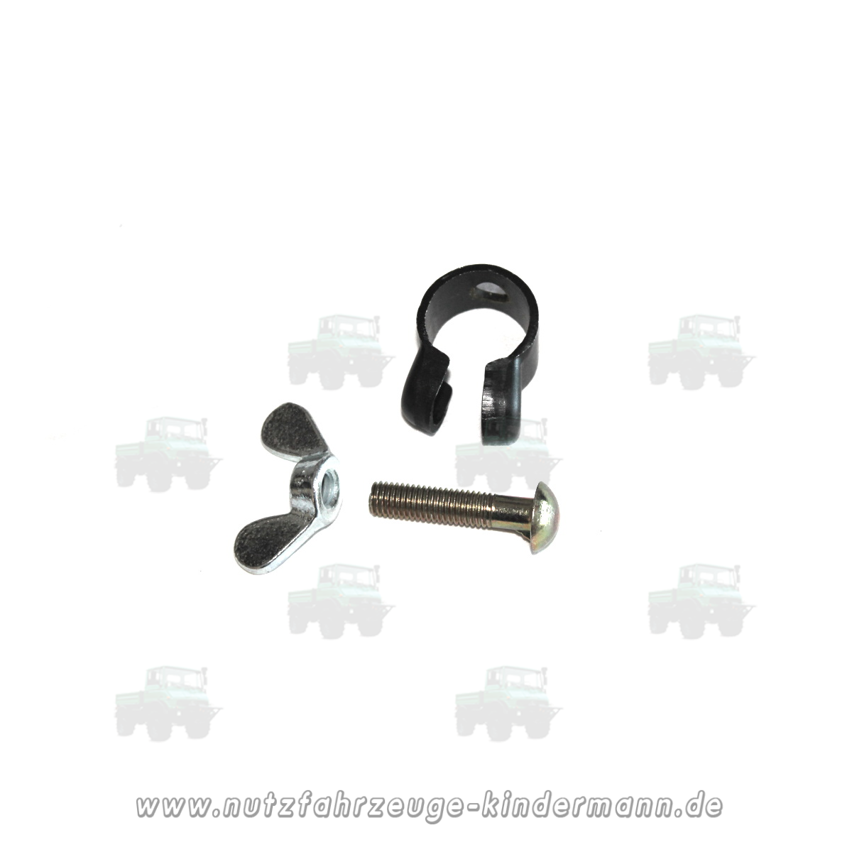 Clamp set on support bar - rotating beacon