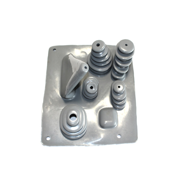 Shift gate for 6-speed gearbox with intermediate gears