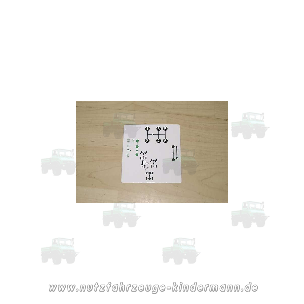 Gearshift diagram G Gearbox with 6-speed gearbox