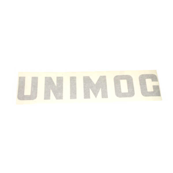 Unimog-Schriftzug in silber