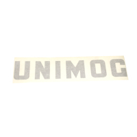 Unimog lettering in silver