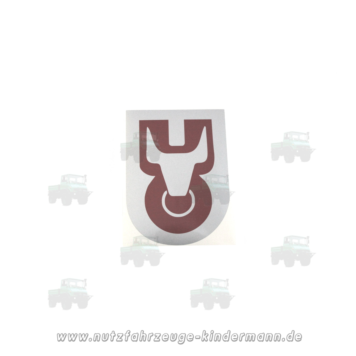 Ox head red/silver box