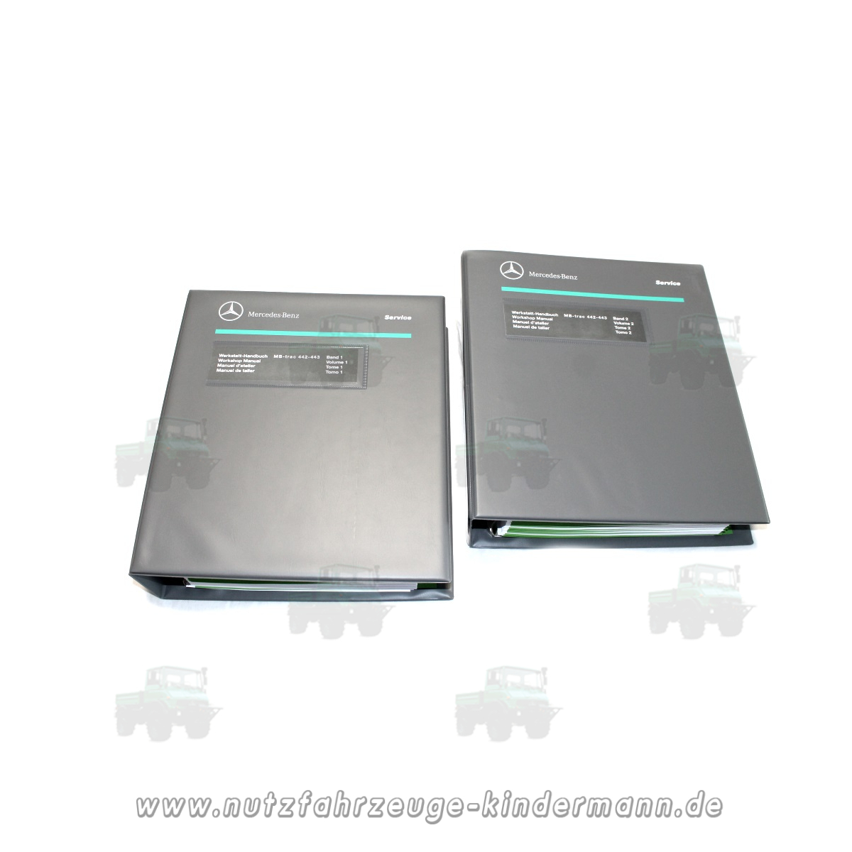 Workshop manual (2 volumes) MB Trac 442, 443