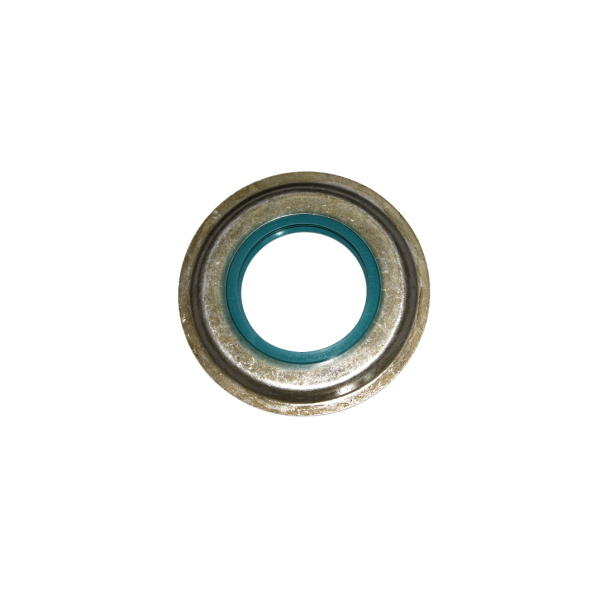 Sealing ring for steering knuckle with sheet metal rim