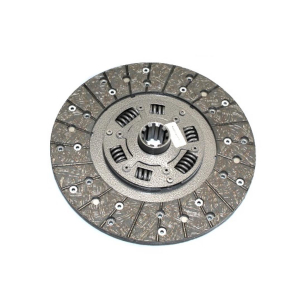 Single clutch clutch disc with continuous lining