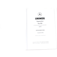 Operating instructions for Unimog 406 / 65 hp