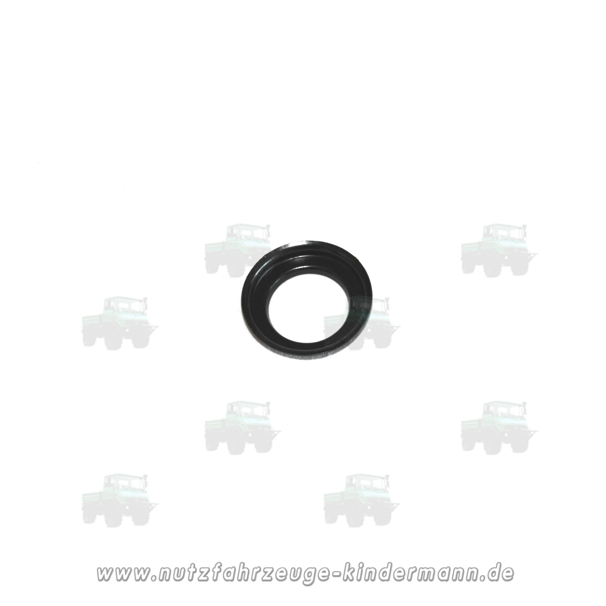 Sheet metal tray radiator support rubber