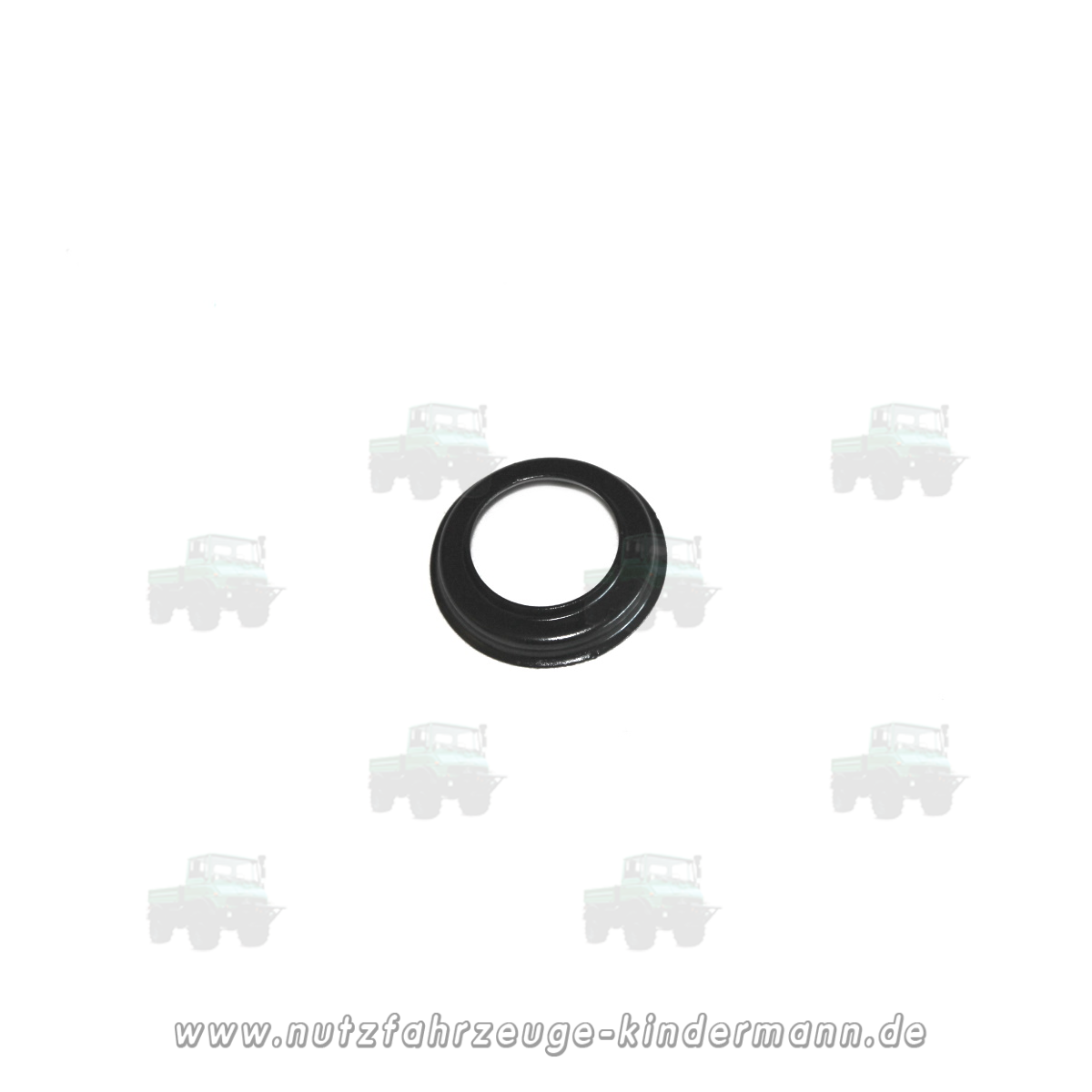 Sheet metal tray radiator support rubber