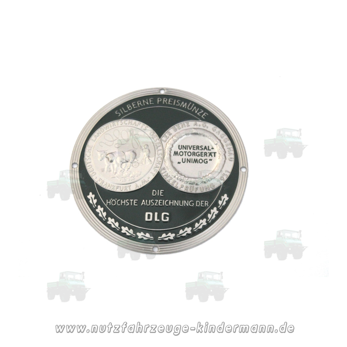 Silver DLG - award coin for cab U 411 box