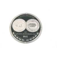 Silberne DLG - Preismünze für Fahrerhaus U 411
