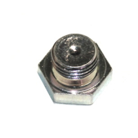 Oil drain plug on gearbox end cap