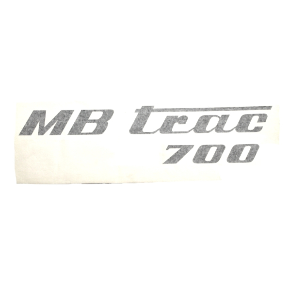 Aufkleber für Seitendeckel an Motorhaube MB-trac 700