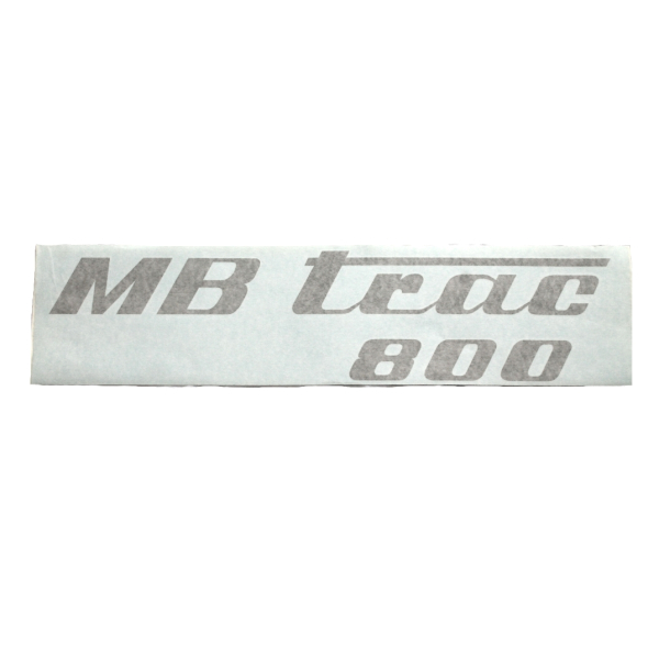 Sticker for side cover on hood MB-trac 800