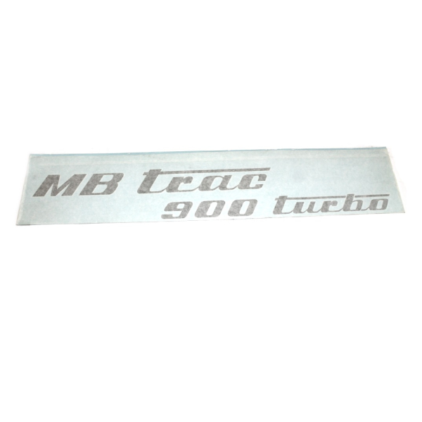 Sticker for side cover on hood MB-trac 900 turbo