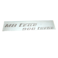 Sticker for side cover on hood MB-trac 900 turbo