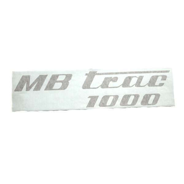 Aufkleber für Seitendeckel an Motorhaube MB-trac 1000