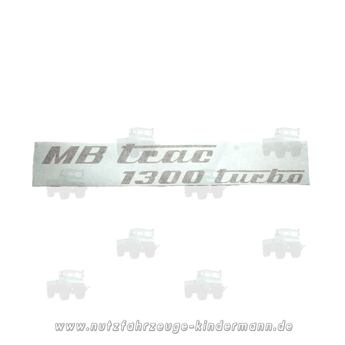 Aufkleber für Seitendeckel an Motorhaube MB-trac 1300 t