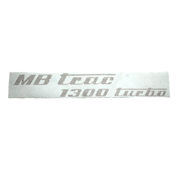 Sticker for side cover on hood MB-trac 1300 turbo