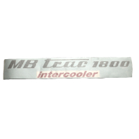 Aufkleber für Seitendeckel an Motorhaube MB-trac 1800 intercooler