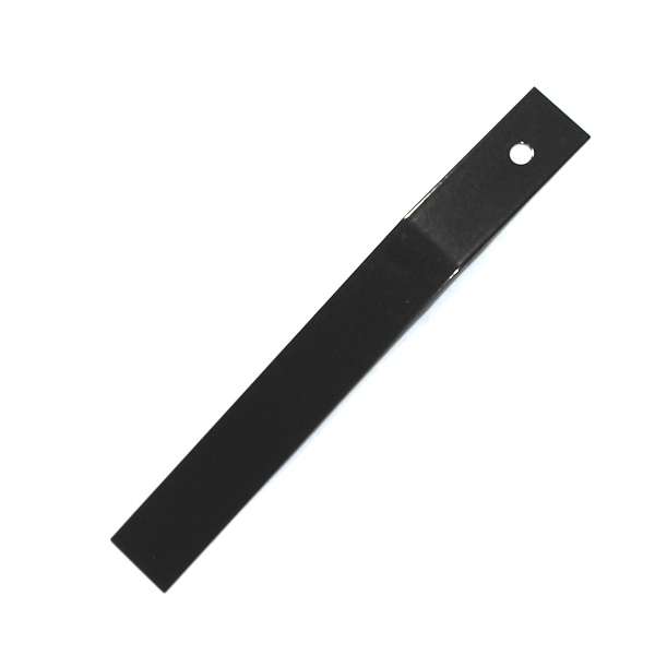 Retaining rail - Splash protection rubber