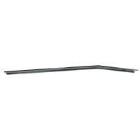 Retaining rail - Splash protection rubber