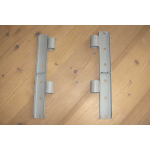 Dropside fitting left with brackets for slip-on walls Unimog 411, 421