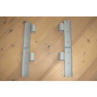 Dropside fitting left with brackets for slip-on walls Unimog 411, 421