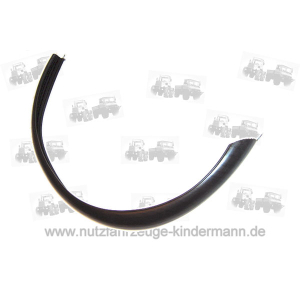 Rubber edge 100 mm with tension wire and closure