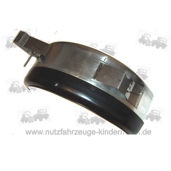 Rear right mudguard with 100 mm rubber edge