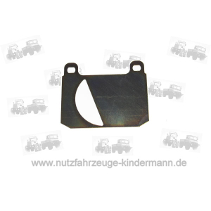 Shield plate - brake pads (disc brakes)