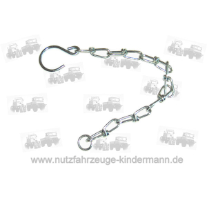 Security chain for dropside lock