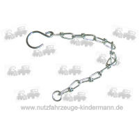 Security chain for dropside lock