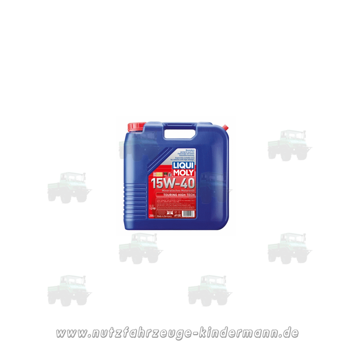 Motoröl 15 W 40 Touring High Tech 20L SHPD Motoröl