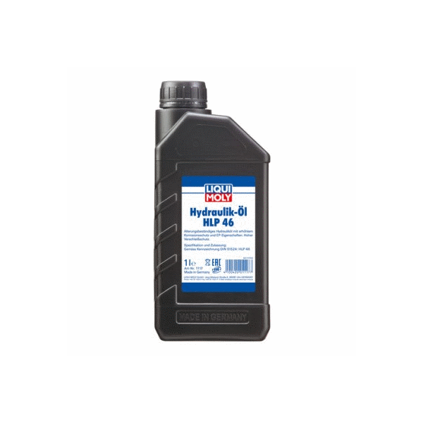 Hydraulic oil HLP 46, for working or steering hydraulics, 1 liter