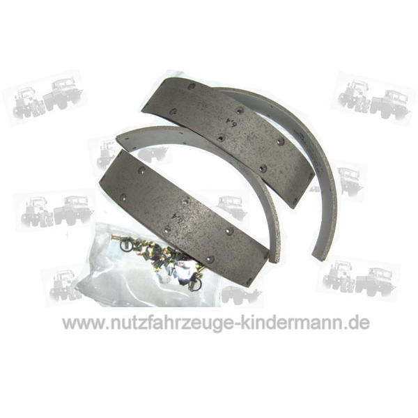 Brake pad set 6,4 mm for Unimog 411, 421