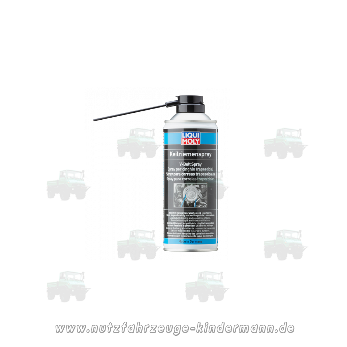 Vbelt spray 400 ml, Cares for and protects the Vbelt Nutzfahrzeug