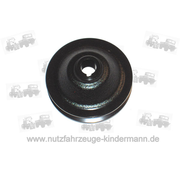 Belt pulley large in front of fan bearing to Unimog 424, 425, 427, 437, 436, 435