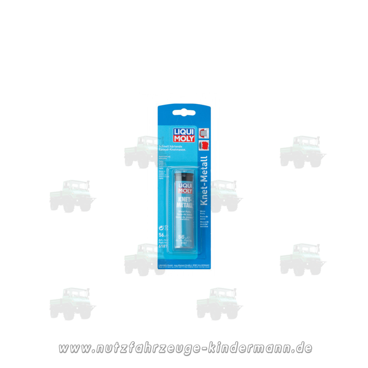 Knet - Metall 56g, 2-K-Epoxydharz - Knetmasse, für daue