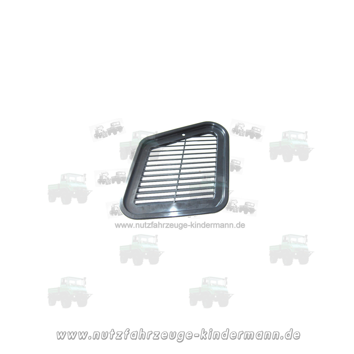 Ventilation grille left, heater fan box