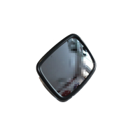 Wide angle mirror black