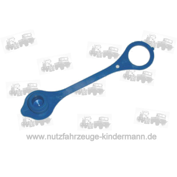 Staubschutzkappe Hydraulikmuffe blau