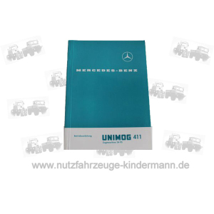 Operating manual Unimog 411, 34 hp