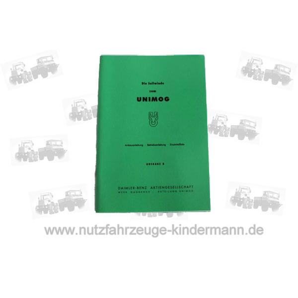 Operating instructions with spare parts list winch for Unimog (Mercedes - rear winch)
