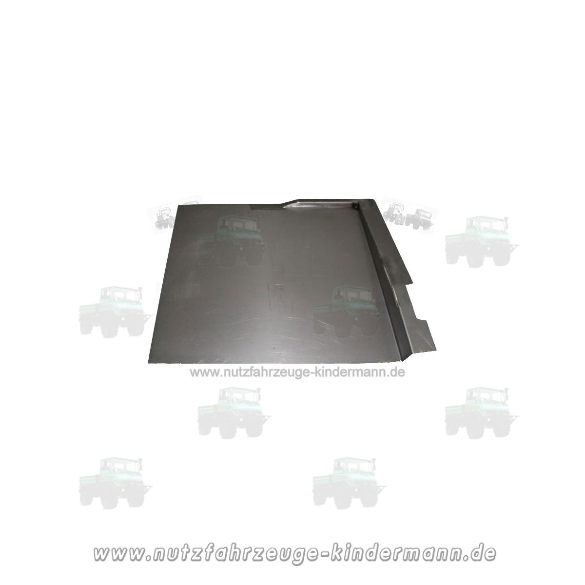 Weld-in plate under passenger seat