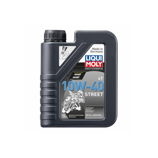 Engine oil 10W-40 for 4 stroke motorcycles, 1 liter