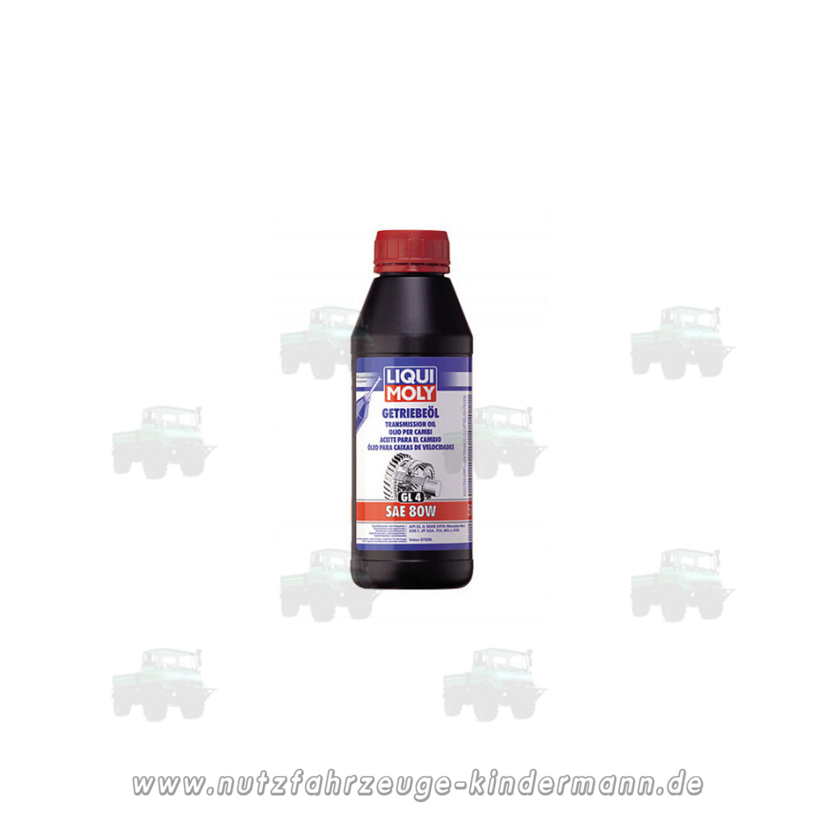 Gear oil 80W GL4 Unimog, MBtrac Nutzfahrzeuge Kindermann, 11,59