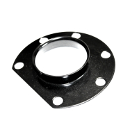 Retaining collar for PTO shaft guard