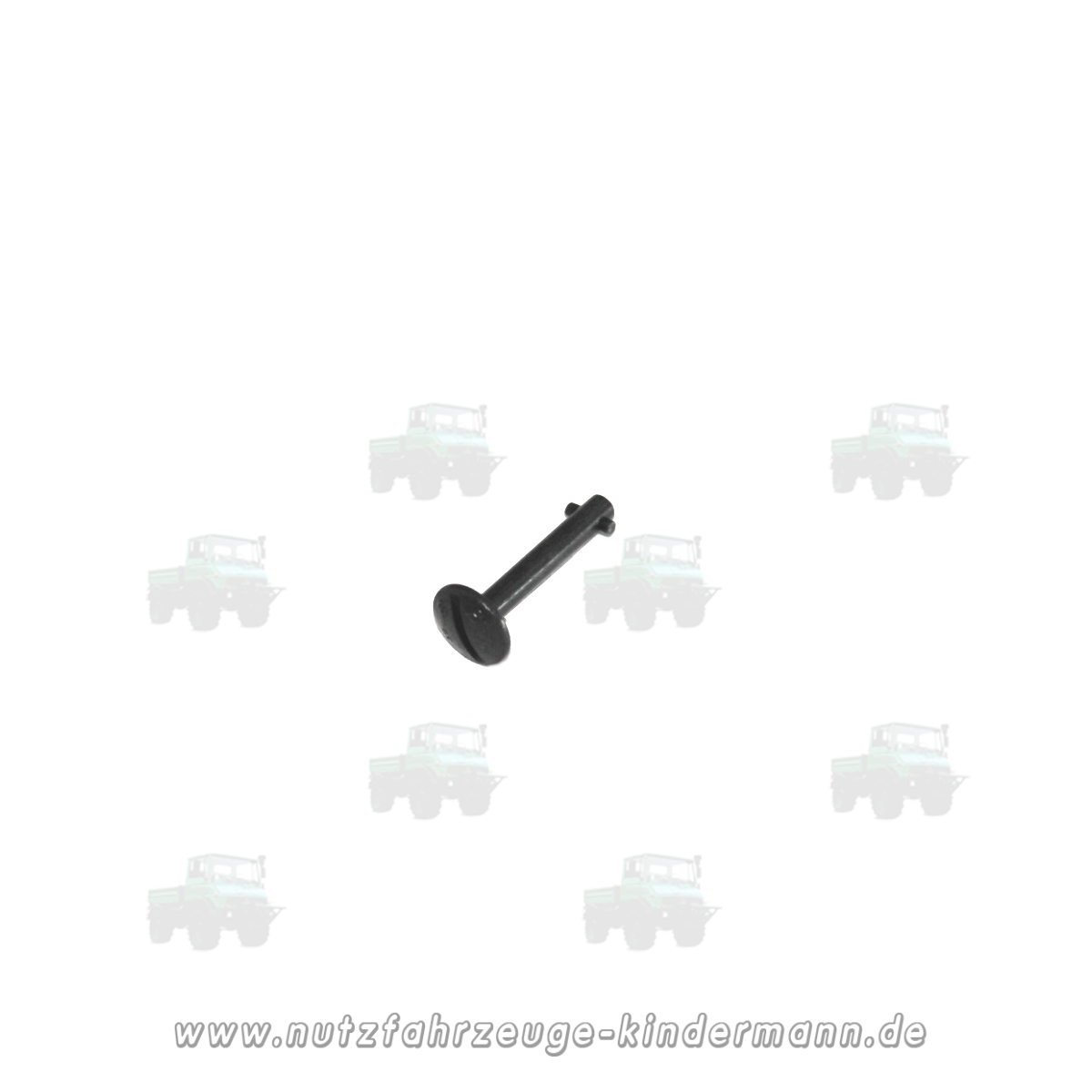Retaining pin for side rail box