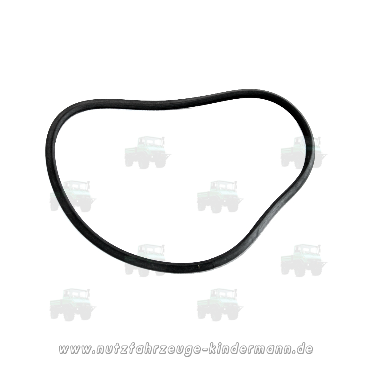 Sealing rubber headlight glass